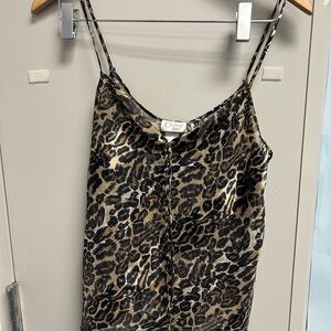 Chic Leopard Print Camisole Top